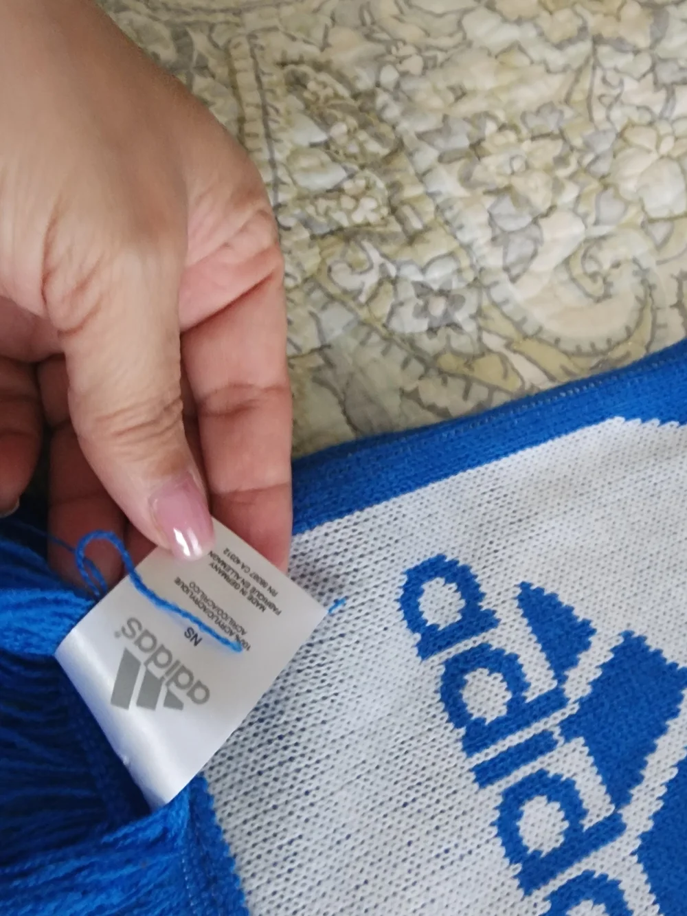 Soccer Adidas Real Madrid Blue Fan Scarf